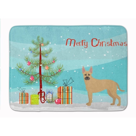 Carolines Treasures Shepherd Pit Mix No.2 Christmas Tree Machine Washable Memory Foam Mat CK3870RUG